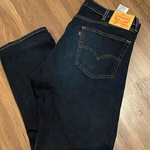 Levi's Men's Dark Blue Straight Jeans